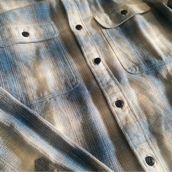 Blue Frank And Oak Flannel(2 for $30) - Picture 4 of 7
